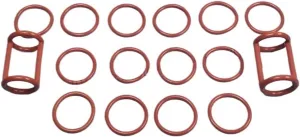 1 Bag 16 Red Gaskets Seal Rings Spare Parts,Compatible for MK Soft Serve Ice Cream Machines Accessories Replacements Kitchen Appliance Accessories