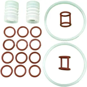 1 Bag of 18 Support Rings, Silicone Sealing Gasket Combination Compatible with BQL825 Soft Ice Cream Machine Accessories, New Parts