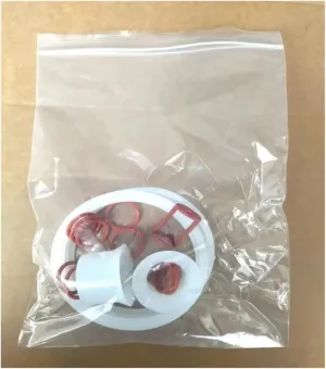 1 Bag of Gaskets Red Seal Rings,Compatible for MK Soft Ice Cream Machines Spare Parts Replacement Fittings