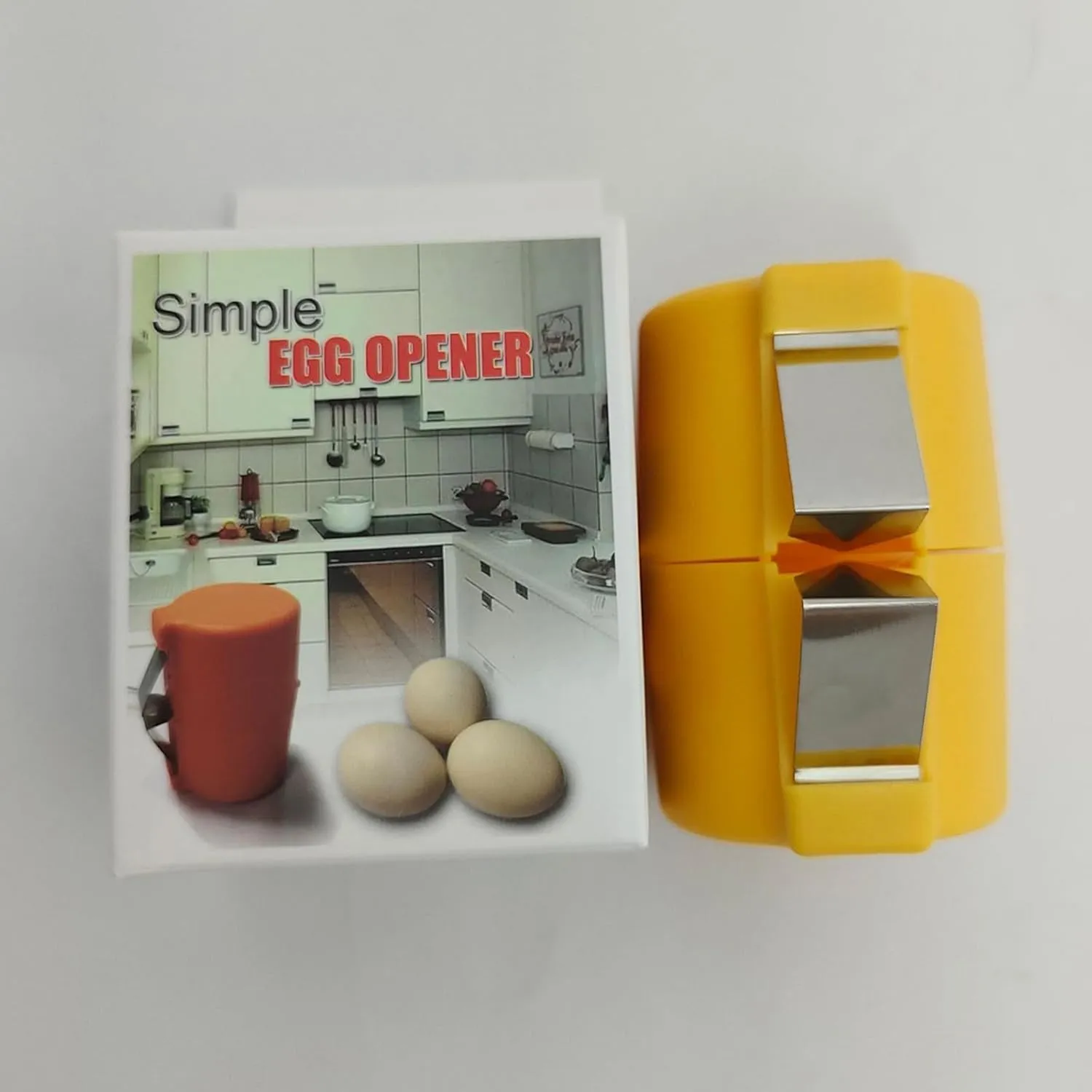 3PCS Egg Shell Opener, Egg Cracker Egg Peeler Egg Separator for Raw Eggs, Hard Boiled Egg Peeler Tool for Cutting Eggs, Eggs Breaker Kitchen Gadgets for Cooking Bakery (Orange&Pink&Yellow)