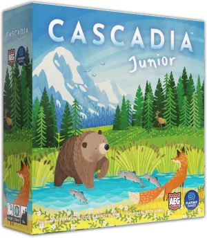 AEG & Flatout Games | Cascadia Junior - Based on The Award-Winning Board Game, Cascadia | 2-4 Players | Ages 6  | Easy to Learn | Quick to Play |