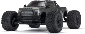 ARRMA RC Truck Big Rock 6S 4WD BLX 1/7 Monster Truck RTR(Battery and Charger Not Included) Gunmetal, ARA7612T1