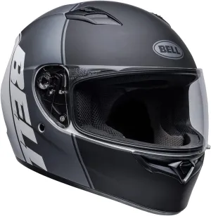 BELL Qualifier Full-Face Motorcycle Helmet (Ascent Matte Black/Gray - Small)