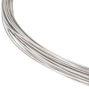 BENECREAT Titanium Wire - 20 Gauge, 65.5 Feet Soft Welding Round Craft Jewelry Wire for Jewelry Bracelets Making, Electric Power, Sports Industries