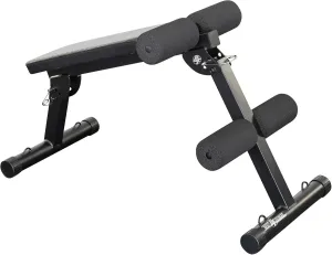 Body-Solid Best Fitness Ab Board (BFAB10B), 6-Pack Abs Machine Exercise Equipments for Strength Training Home Gym Workouts Bench