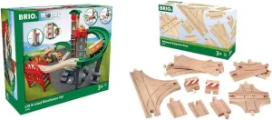 BRIO World 33887 Lift & Load Warehouse Set   BRIO World 33307 Advanced Expansion Pack