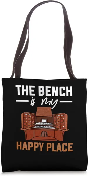 Church Organist Pipe Organ Tote Bag