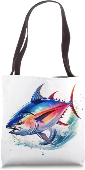 Colorful Tuna Tote Bag