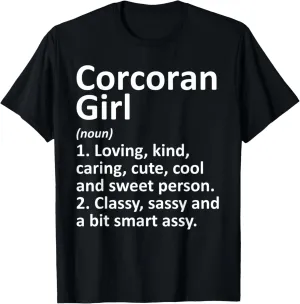 CORCORAN GIRL MN MINNESOTA Funny City Home Roots Gift T-Shirt