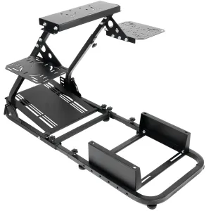Dardoo G920 Flight Racing Simulator Cockpit Adjustable Compatible With HOTAS Warthog, G Saitek, Logitech G923, Thrustmaster T80 T150, Game Mount Without Wheel, Shifter,Seat and Pedal