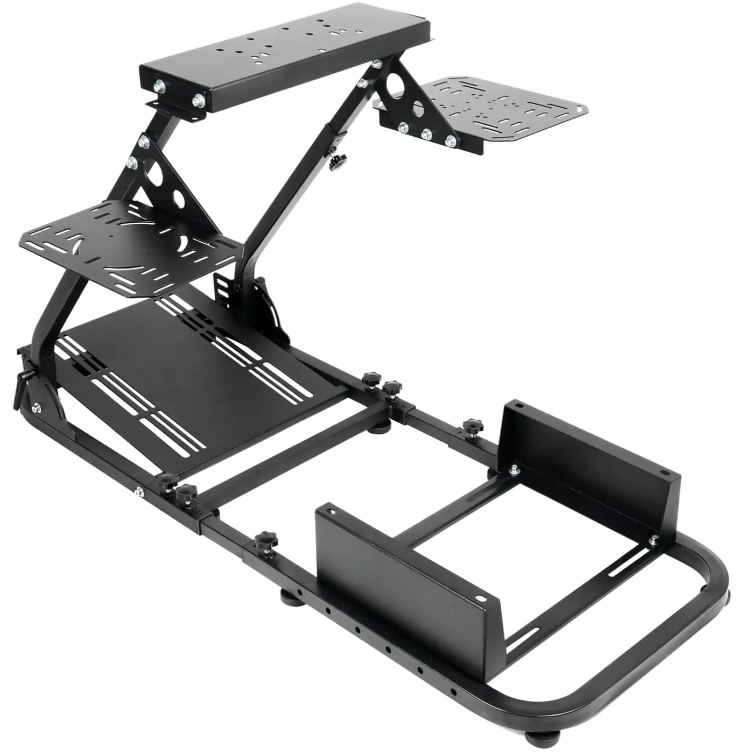 Dardoo G920 Flight Racing Simulator Cockpit Adjustable Compatible With HOTAS Warthog, G Saitek, Logitech G923, Thrustmaster T80 T150, Game Mount Without Wheel, Shifter,Seat and Pedal