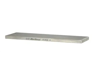 Diamond Machining Technology (DMT) D6EF Dia-Sharp 2-Sided Diamond Sharpening Stone Bench Plane, Fine/Coarse, 6 Inch, Gray