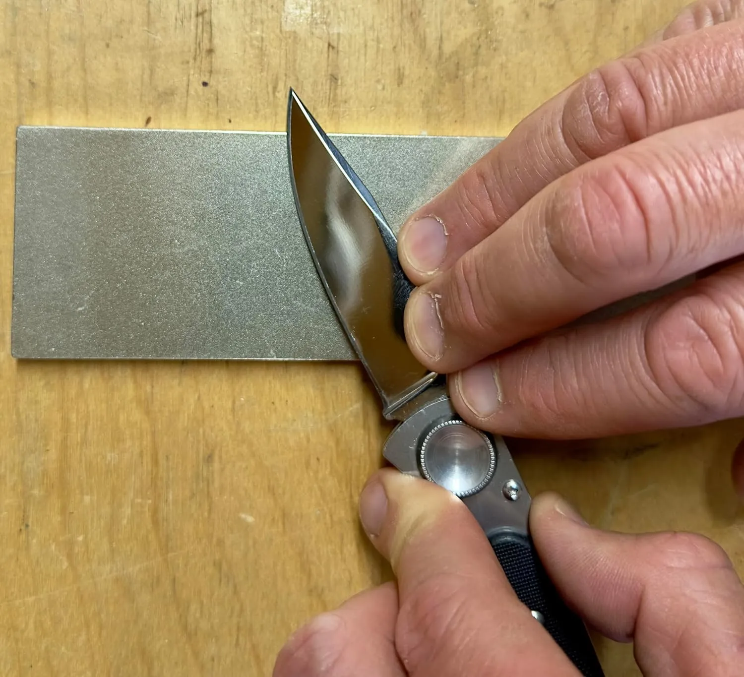 Diamond Machining Technology (DMT) D6EF Dia-Sharp 2-Sided Diamond Sharpening Stone Bench Plane, Fine/Coarse, 6 Inch, Gray