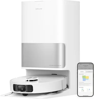 DREAME L10s Ultra Gen 2 Robot Vacuum and Mop, 10,000Pa Suction, MopExtend Technology, All-in-One Base Station, Pet-Friendly, Versatile Carpet Cleaning, DuoScrub Mopping System, Smart Pathfinder Tech
