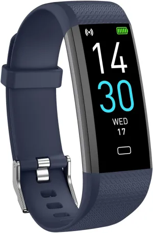 EURANS Fitness Tracker with Heart Rate Blood Oxygen Monitor, Activity Tracker Sleep Monitor Health Tracker, Smart Watch Pedometer Step Calories Counter, Fitness Watches for Men Women