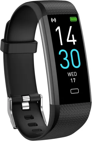 EURANS Fitness Tracker with Heart Rate Blood Oxygen Monitor, Activity Tracker Sleep Monitor Health Tracker, Smart Watch Pedometer Step Calories Counter, Fitness Watches for Men Women