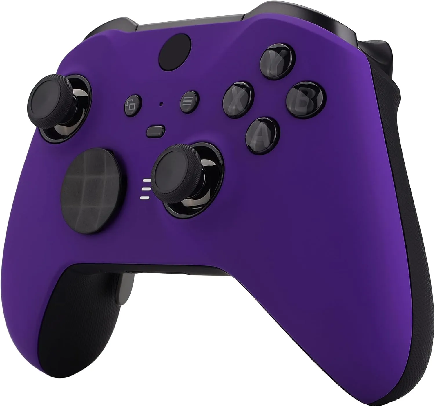 eXtremeRate Purple Soft Touch Grip Faceplate Cover, Front Housing Shell Case Replacement Kit for Xbox One Elite Series 2, Xbox Elite 2 Core Controller Model 1797 - Controller NOT Included