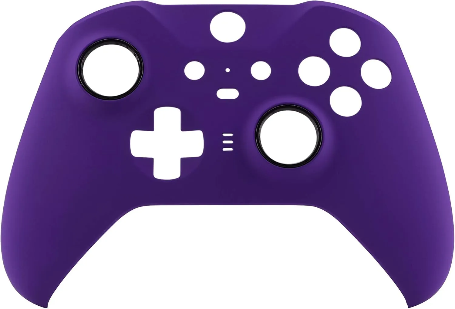 eXtremeRate Purple Soft Touch Grip Faceplate Cover, Front Housing Shell Case Replacement Kit for Xbox One Elite Series 2, Xbox Elite 2 Core Controller Model 1797 - Controller NOT Included