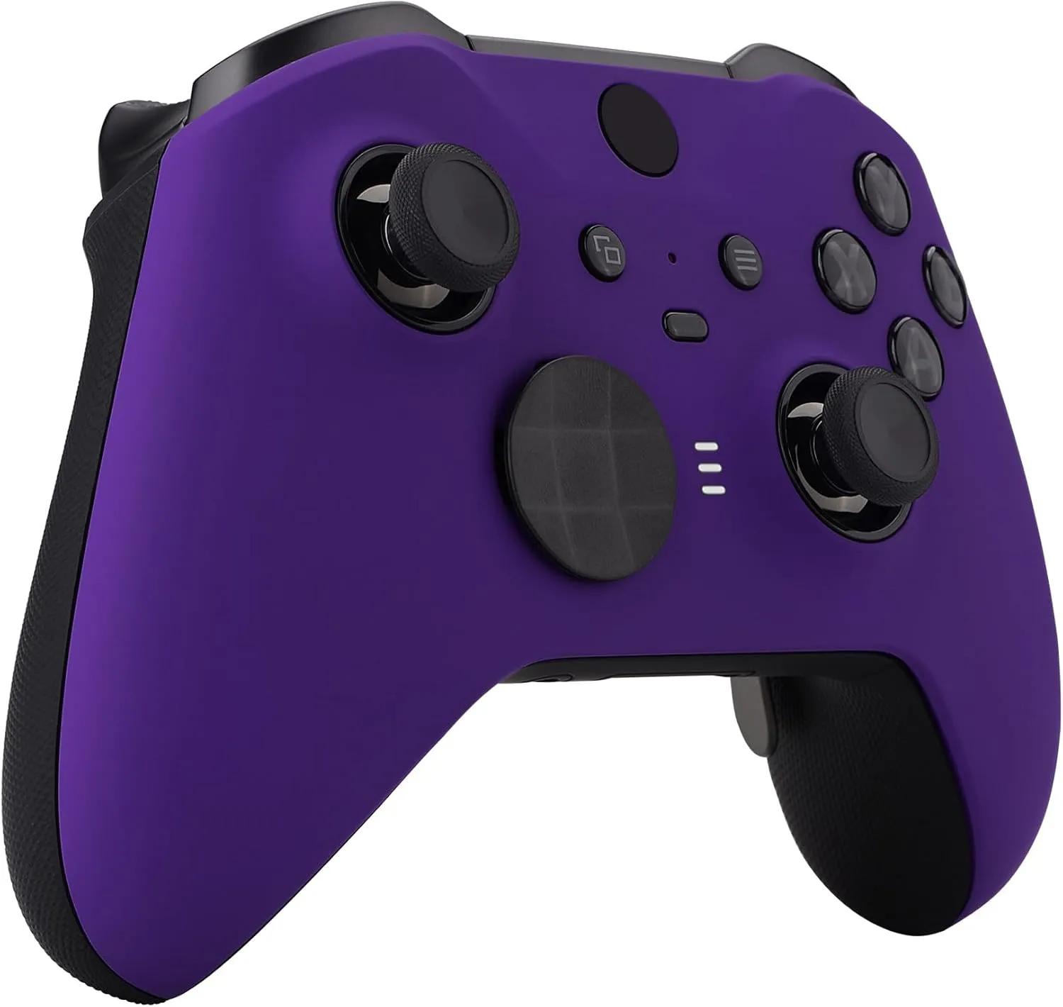 eXtremeRate Purple Soft Touch Grip Faceplate Cover, Front Housing Shell Case Replacement Kit for Xbox One Elite Series 2, Xbox Elite 2 Core Controller Model 1797 - Controller NOT Included