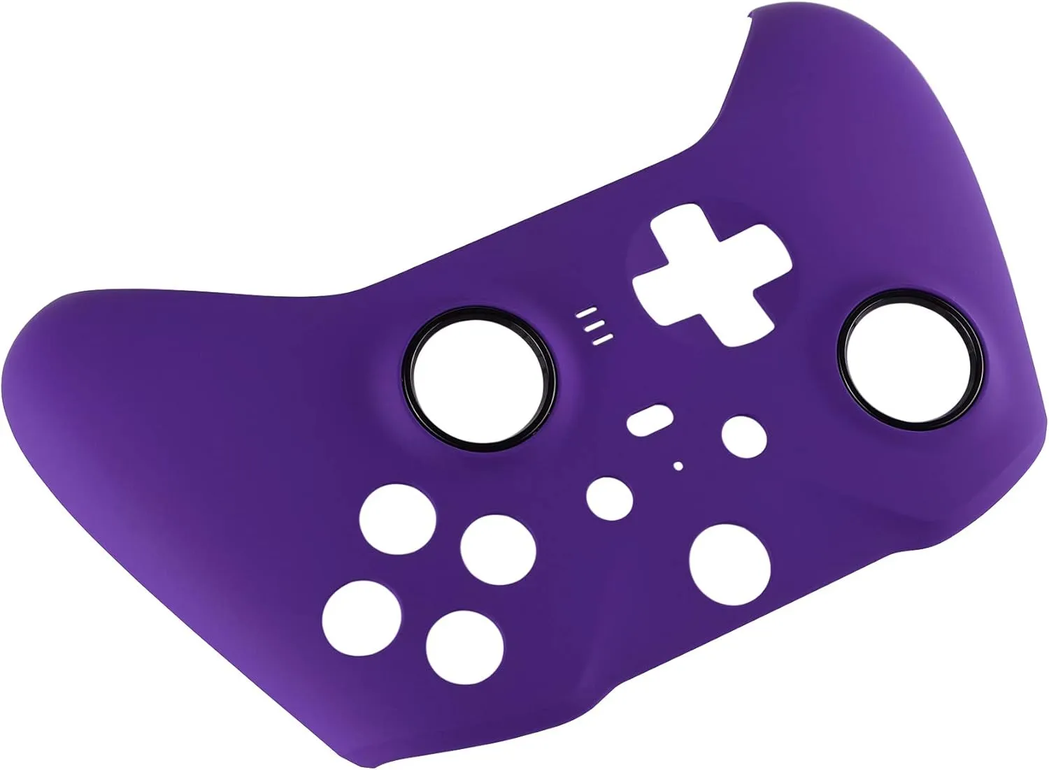 eXtremeRate Purple Soft Touch Grip Faceplate Cover, Front Housing Shell Case Replacement Kit for Xbox One Elite Series 2, Xbox Elite 2 Core Controller Model 1797 - Controller NOT Included