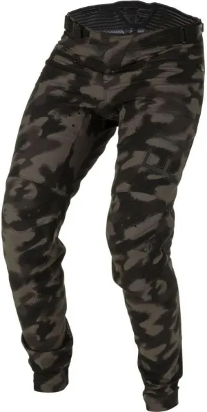Fly Racing 2022 Youth Radium S.E. Tactic Bicycle Pants (Black/Grey Camo, 18)