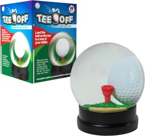 Funtime Tee Off Golf Globe Problem Solving Fun Puzzle - Put The Ball on The tee – not as Easy as it Looks!, Multi-Coloured