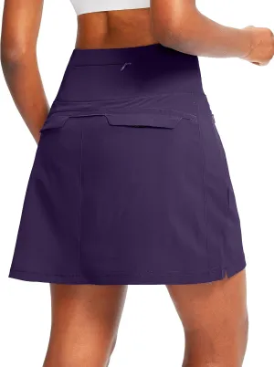 G Gradual Golf Skorts Skirts for Women with 5 Pockets Women's High Waisted Lightweight Athletic Skirt for Tennis Running