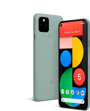 Google Pixel 5 5G, US Version, 128GB, Sorta Sage - Unlocked (Renewed)
