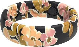 Groove Life Aspire Silicone Ring Breathable Rubber Wedding Rings for Women, Lifetime Coverage, Unique Design, Comfort Fit Ring