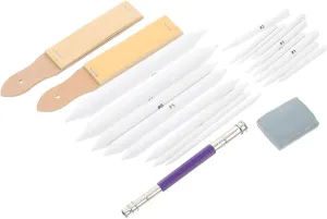 HOMSFOU 1Set Beginner Sketch Tools Blending Stumps Art Drawing Eraser Extender Versatile Sketch Supplies for Graphite Pastels and Colored Pencils