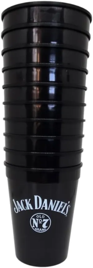 Jack Daniel's Reusable Plastic Cup - Set of 10