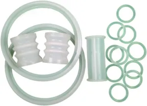 Kitchen Appliance Accessories 17 In 1 Bag Gaskets Sealing Rings O-Ring Silicone Tubes Accessories Parts,Compatible for YKF Soft Ice Cream Machines Fittings