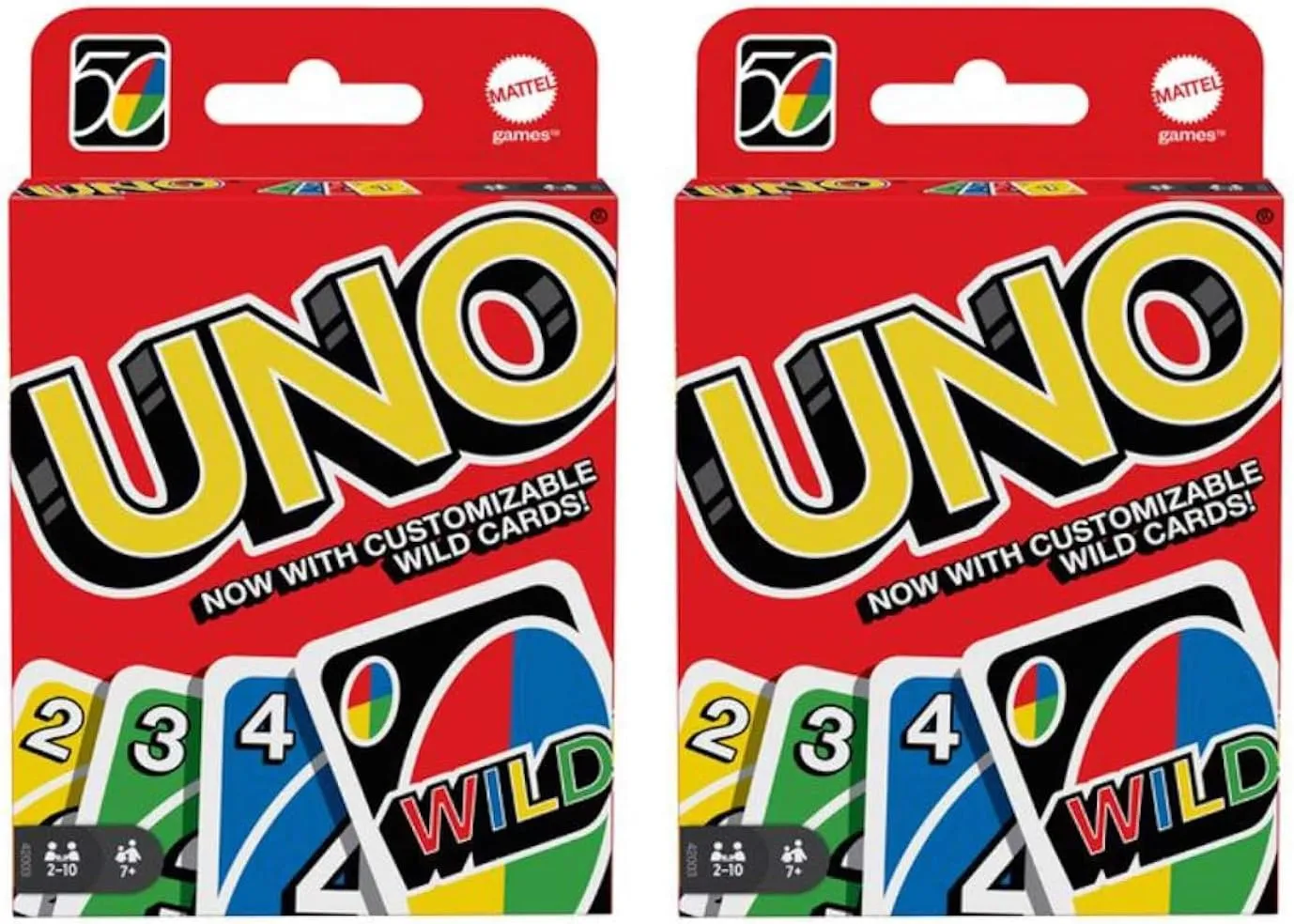 Mattel 4347154784 Uno Card Game 2 Pack, Red
