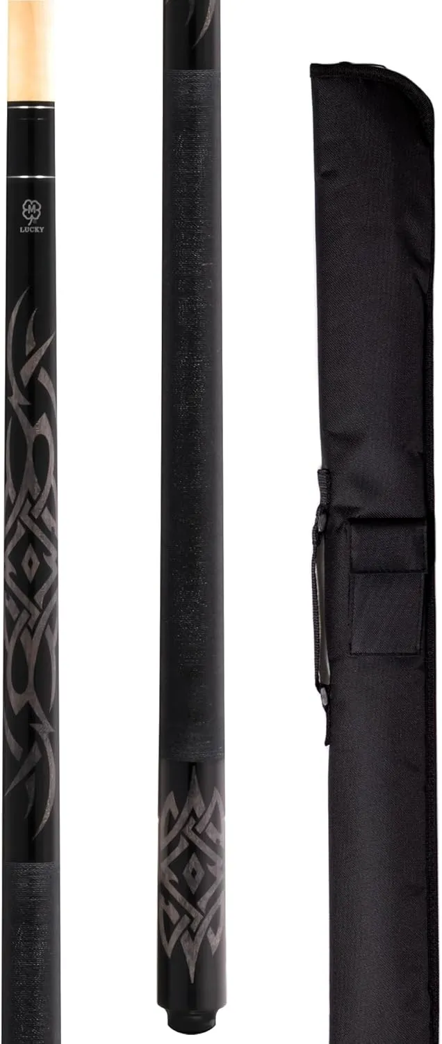 McDermott Lucky L48 Pool Billiard Cue with 1x1 Soft Case