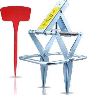 Mole Traps,Easy Setup Mole Traps That Kill The Best,Reusable Mole Scissors Trap for Lawn