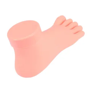 NOLITOY 1 Pc Manicure Pedicure Foot Model Nail Art Practice Mannequin for Training Realistic Touch Lightweight Design