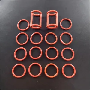 One Bag 16 Seal Rings Spare Parts Gaskets Rubber O-Rings for Valve Rods ZMK200, Compatible for XQ/ZM Soft Ice Cream Machines