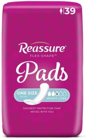 Reassure Flex-Shape Pads, Heavy Plus -78 per case