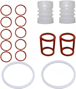 Red And White Color One Bag 16 Pieces Seal Rings Spare Parts Gaskets Rubber O-Rings Compatible With BQL Soft Ice Cream Machines