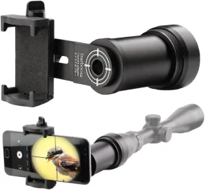 Rifle Scope Camera Adapter – Smartphone Mount for Outdoor Viewing, Nature Observation, and Long-Distance Photography – Quick Lock System with Durable Aluminum Build