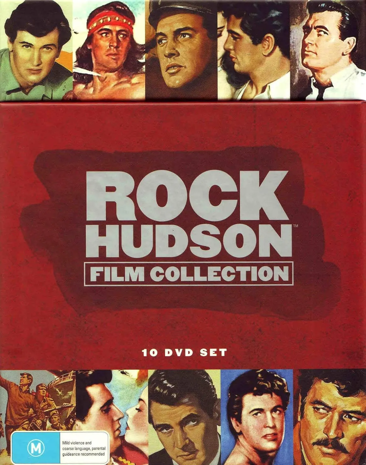 Rock Hudson Collection - 10-DVD Box Set ( The Lawless Breed / Battle Hymn / The Golden Blade / Horizons West / Blindfold / Captain Lightfoot / Showdow [ NON-USA FORMAT, PAL, Reg.4 Import - Austra