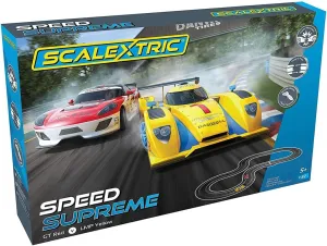 Scalextric Speed Supreme GT vs. LMP 1:32 Slot Car Race Track Set C1420T