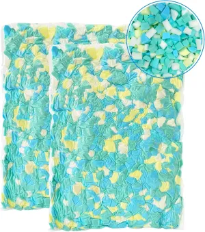 Shredded Memory Foam Filling 10lbs for Bean Bag Filler, Pillow Chair Cushion Arts Crafts Refill, Without Added Gel Particles, Premium Soft and Great for Stuffing, Multi Color and Shape