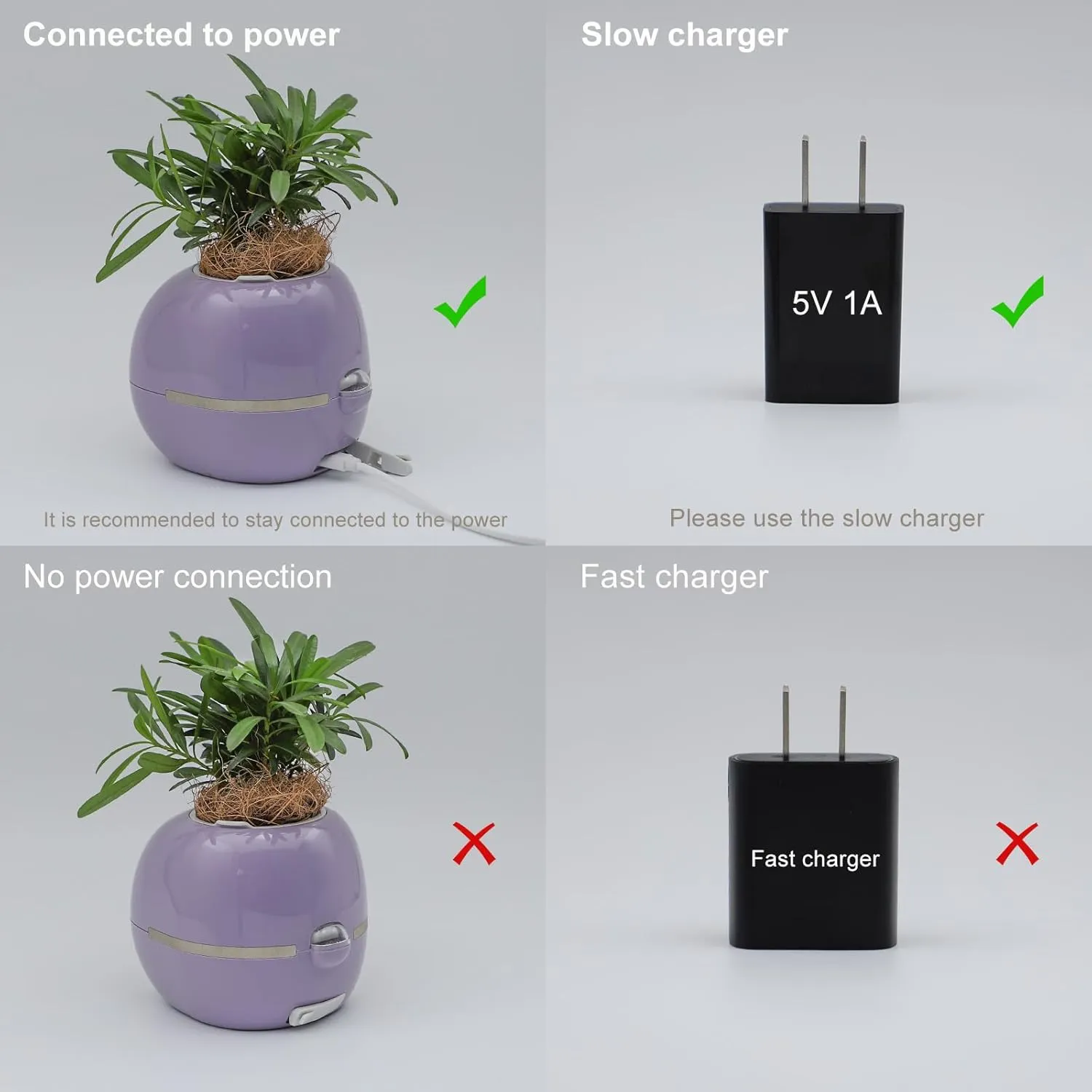 Smart Flowerpots,Smart Pet Planter,Ai Planter,Intelligent Flowerpots,Multiple Expressions,7 Smart Sensors, and Ai Chips Make Raising Plants Easy and Fun for Living Room,Plant-Free(White
