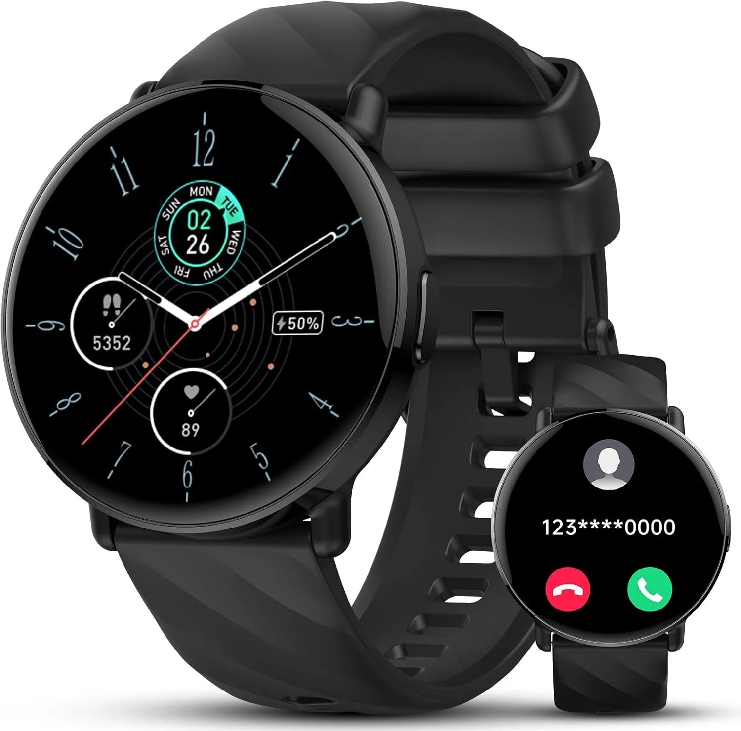 Smart Watch for Men Women with Call/Text Reminder, 1.39" HD Touch Screen Fitness Watch, Activity Tracker Heart Rate/Sleep/Spo2/Steps/Calories Monitor, 112  Sport Mode, Smartwatch for Android iOS