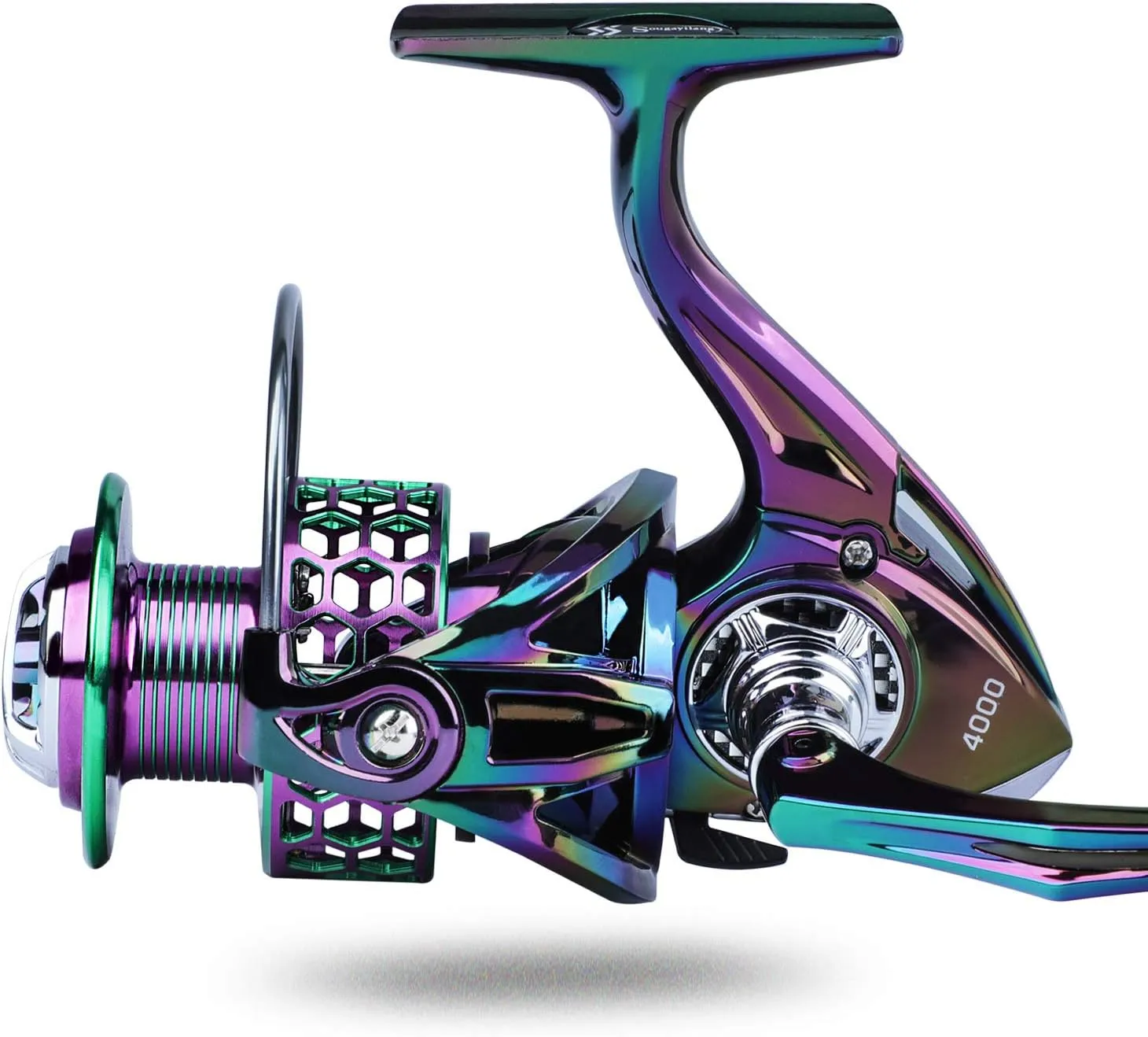 Sougayilang Colorful Fishing Reel 13  1 BB Light Weight Ultra Smooth Powerful Spinning Reels, with CNC Line Management Graphite Frame, for Freshwater