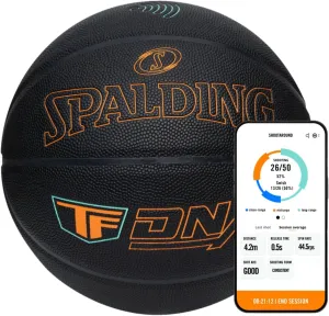 Spalding TF DNA Smart Basketball   1 Yr App Subscription Bundle I iOS Compatible Only I All Surface Material