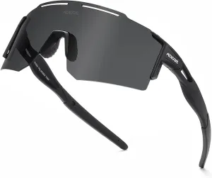 Sports Polarized Sunglasses for Women Men, UV400 Cycling Goggles Baseball Running Fishing Outdoor Windproof Eyewear