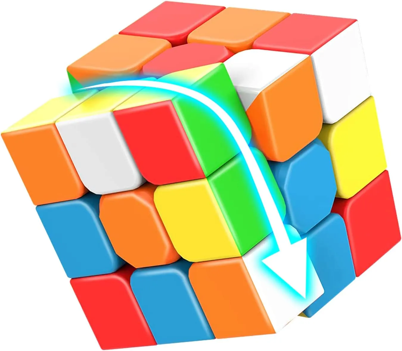 STEAM Life Speed Cube Set 4 Pack Magic Cube | Includes Speed Cubes 3x3, 2x2, 4x4, Pyramid Cube, Smoothly Puzzle Cube Bundle Magic Cubes Collection for Kids & Adults