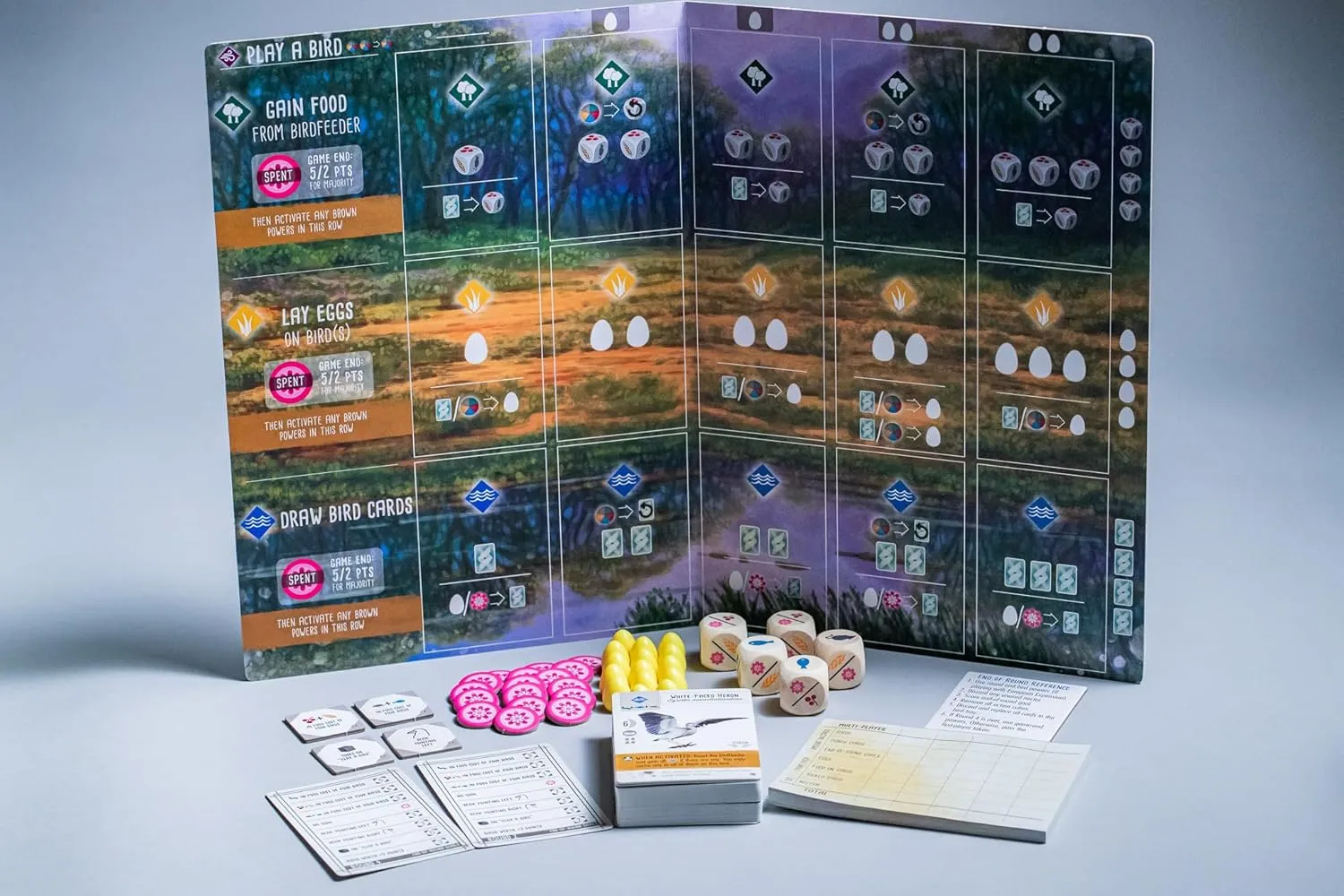 Stonemaier Games: Wingspan Oceania Expansion | Add to Wingspan (Base Game) | includes New Player Mats, Food, and Egg Color | 95 Unique New Birds | Cooperative Mode | 1-5 Players, 70 Mins, Ages 14 